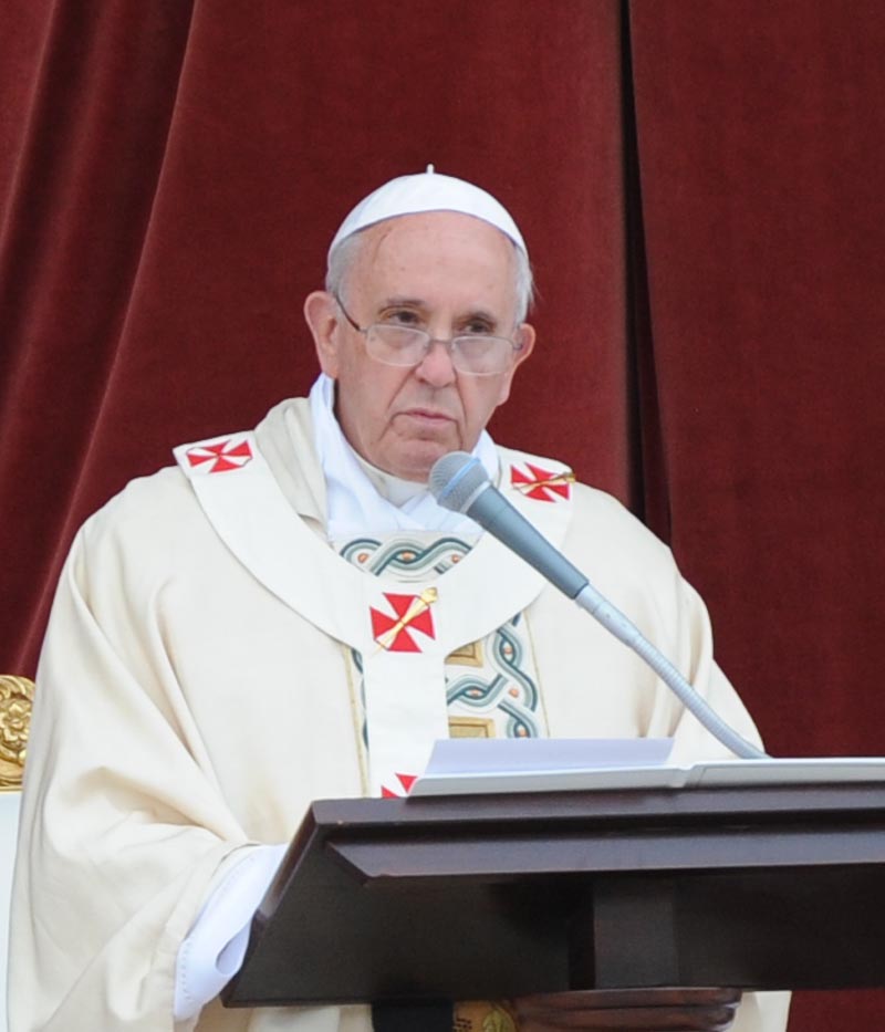 Corpus Domini 2014 - Papa Francesco durante la solenne cerimonia. Foto Il Vaticanese.it, Fabio Pignata
