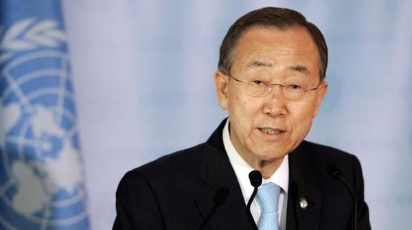 Il segretario generale delle Nazioni Unite Ban Ki-moon