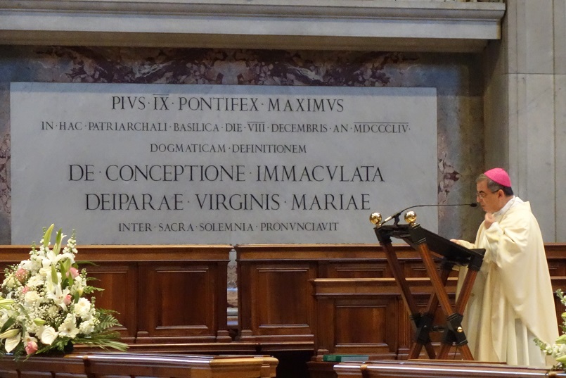Sua Eccellenza Angelo Becciu - Festa Immacolata - Il Vaticanese.it