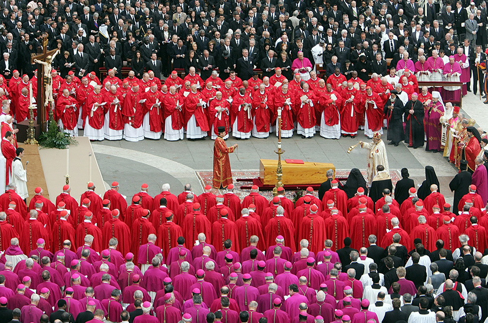 Il giorno del funerale di San Giovanni Paolo II