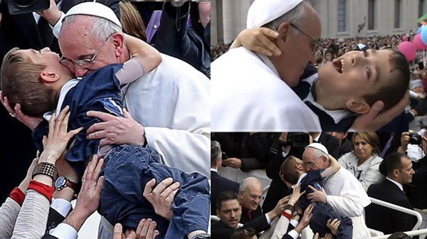 L'Abbraccio tra Papa Francesco e Dominic nella Domenica di Pasqua che ha commosso tutti