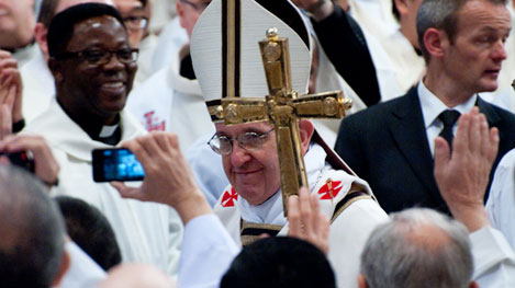 Papa Francesco: celebrazione della Messa del Crisma nella Basilica di San Pietro