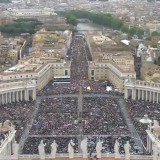 Santificazione dei due Papi Giovanni XXIII e Giovanni Paolo II in San Pietro