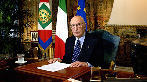 Giorgio-Napolitano Il Presidente della Repubblica Italiana Giorgio Napolitano