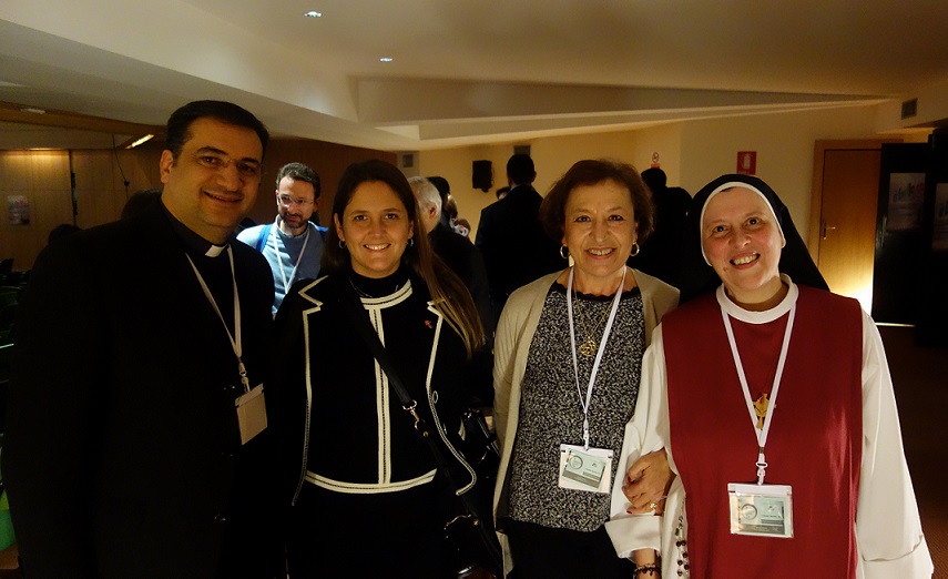 Viviana Normando Direttore de Il Vaticanese.it, il Presidente di Serra Italia, il Rettore di Aversa e suor Maria Gloria Riva - Il Vaticanese.it
